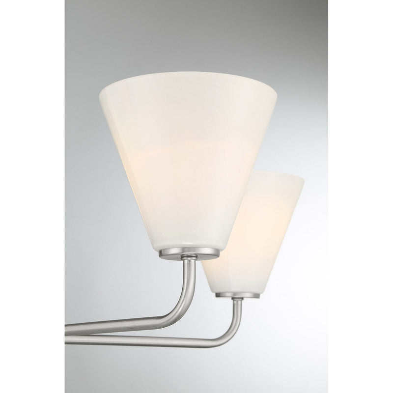 Savoy House 1-4015-5-SN Five Light Chandelier, Satin Nickel (6)