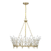 Savoy House 1-4073-6-127 Six Light Chandelier, Noble Brass (2)