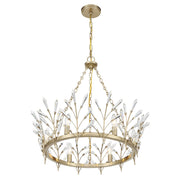 Savoy House 1-4073-6-127 Six Light Chandelier, Noble Brass (4)