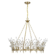 Savoy House 1-4074-8-127 Eight Light Chandelier, Noble Brass (2)