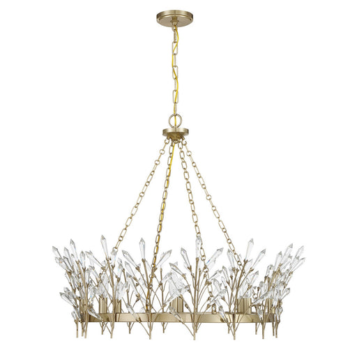 Savoy House 1-4074-8-127 Eight Light Chandelier, Noble Brass (2)