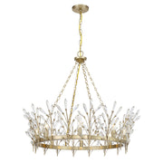 Savoy House 1-4074-8-127 Eight Light Chandelier, Noble Brass (3)