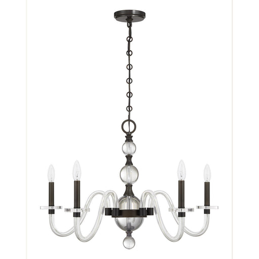 Savoy House 1-4277-5-15 Five Light Chandelier, Mediterranean Bronze (2)
