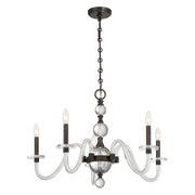 Savoy House 1-4277-5-15 Five Light Chandelier, Mediterranean Bronze (5)