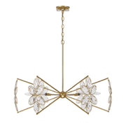 Savoy House 1-4529-6-221 Six Light Chandelier, Gold Shimmer (2)