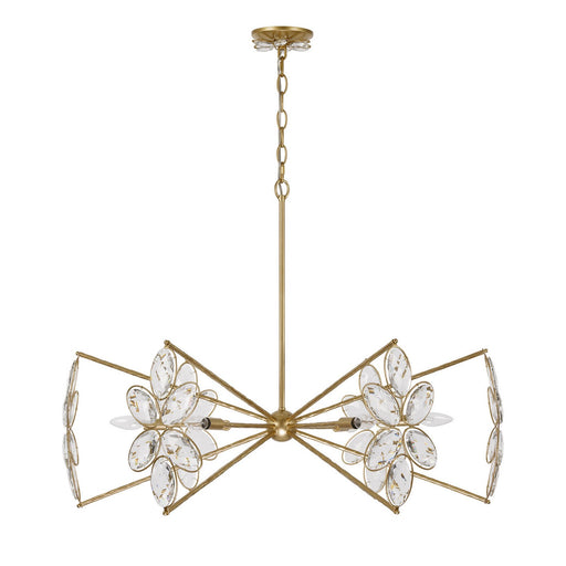 Savoy House 1-4529-6-221 Six Light Chandelier, Gold Shimmer (2)