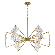 Savoy House 1-4529-6-221 Six Light Chandelier, Gold Shimmer (4)