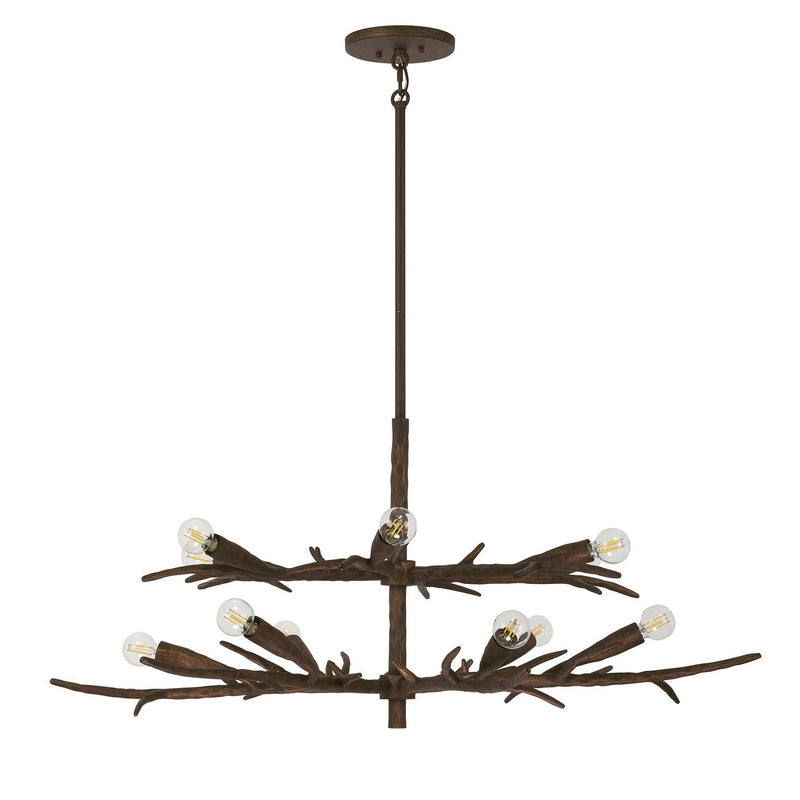 Savoy House 1-5398-12-105 12 Light Chandelier, Bark (2)