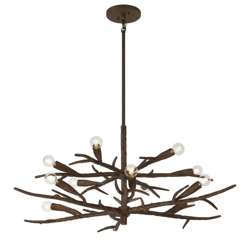 Savoy House 1-5398-12-105 12 Light Chandelier, Bark (4)