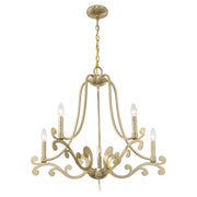 Savoy House 1-6096-5-127 Five Light Chandelier, Noble Brass (4)