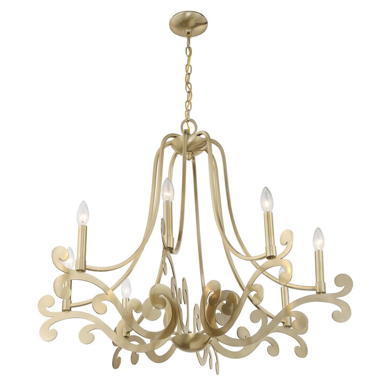 Savoy House 1-6097-8-127 Eight Light Chandelier, Noble Brass (4)