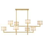 Savoy House 1-6493-8-328 Eight Light Chandelier, Spun Gold (3)