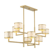 Savoy House 1-6493-8-328 Eight Light Chandelier, Spun Gold (4)