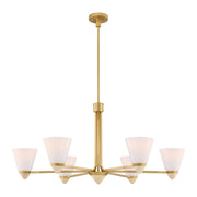Savoy House 1-7266-6-322 Six Light Chandelier, Warm Brass (3)