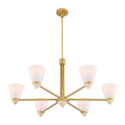 Savoy House 1-7266-6-322 Six Light Chandelier, Warm Brass (4)