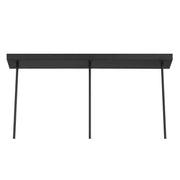 Savoy House 1-8031-3-89 Three Light Linear Chandelier, Matte Black (6)