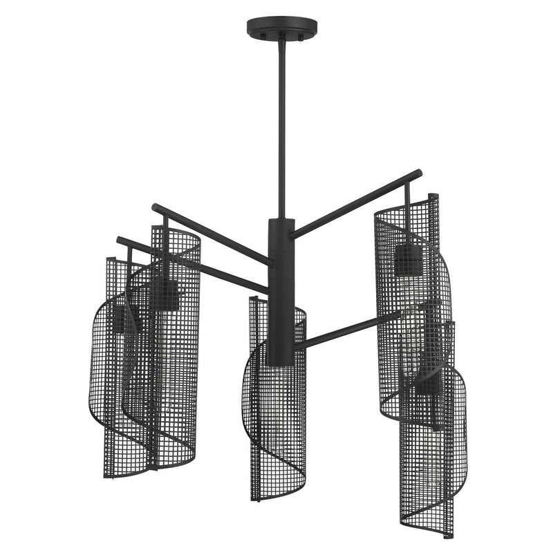 Savoy House 1-8032-5-89 Five Light Chandelier, Matte Black (2)