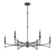 Savoy House 1-8166-6-26 Six Light Chandelier, Champagne Mist (3)