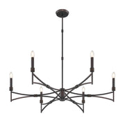 Savoy House 1-8166-6-26 Six Light Chandelier, Champagne Mist (4)