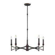 Savoy House 1-8167-5-26 Five Light Chandelier, Champagne Mist (2)