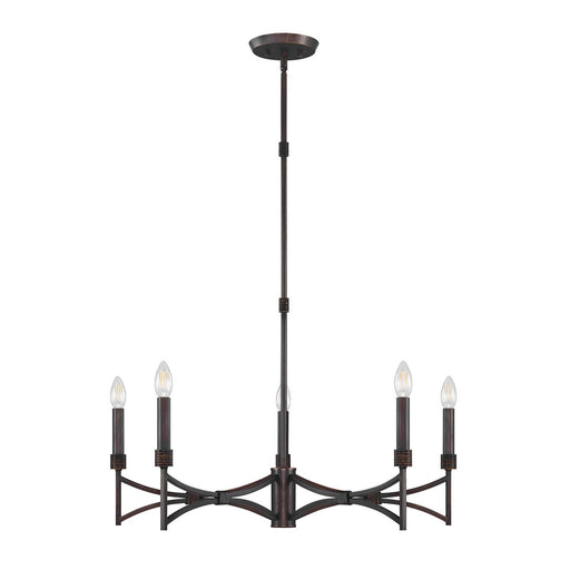 Savoy House 1-8167-5-26 Five Light Chandelier, Champagne Mist (2)