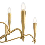 Savoy House 1-9417-9-220 Nine Light Chandelier, Riviera Brass (6)
