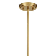 Savoy House 1-9511-5-143 Five Light Chandelier, Matte Black/Warm Brass (6)