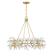 Savoy House 1-9855-8-328 Eight Light Chandelier, Spun Gold (2)