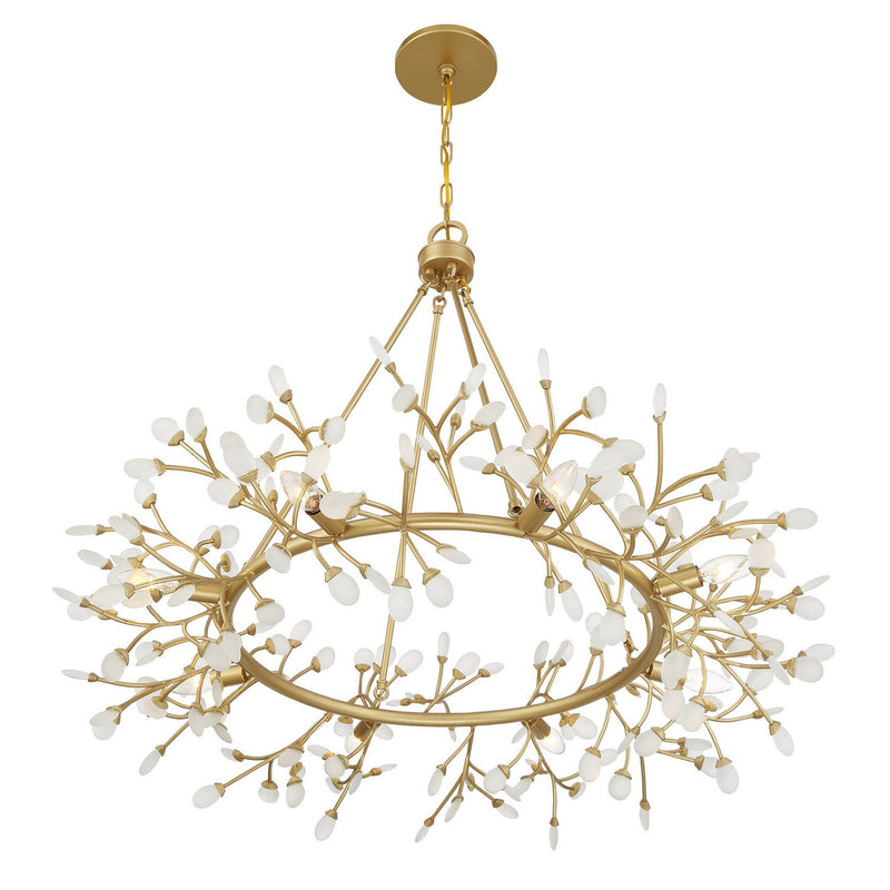 Savoy House 1-9855-8-328 Eight Light Chandelier, Spun Gold (4)
