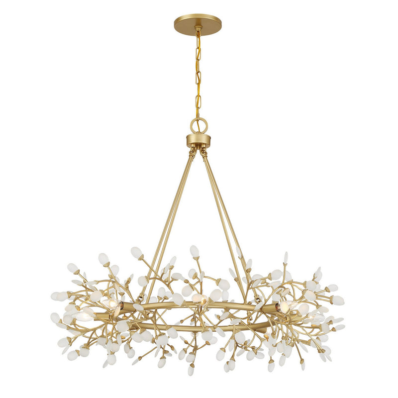 Savoy House 1-9855-8-328 Eight Light Chandelier, Spun Gold (5)