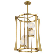 Savoy House 3-1018-4-322 Four Light Pendant, Warm Brass (5)