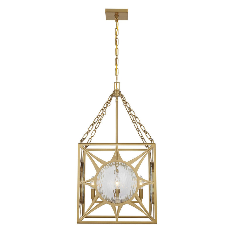 Savoy House 3-5063-4-322 Four Light Pendant, Warm Brass (5)