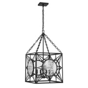 Savoy House 3-5063-4-89 Four Light Pendant, Matte Black (2)
