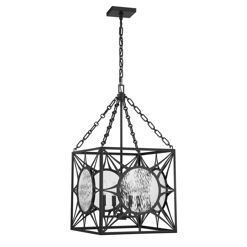 Savoy House 3-5063-4-89 Four Light Pendant, Matte Black (2)