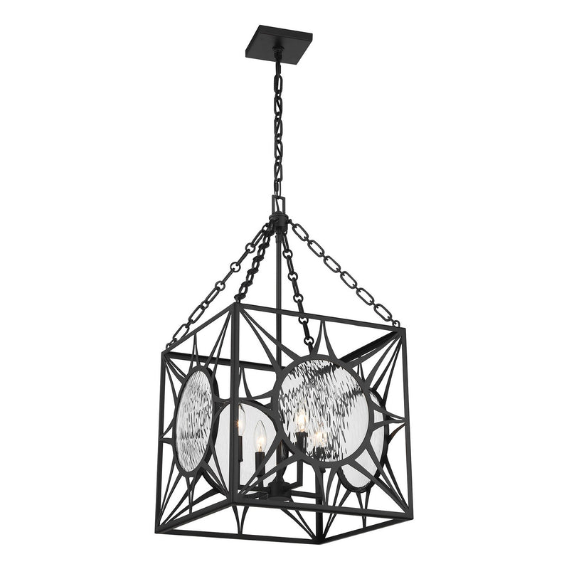 Savoy House 3-5063-4-89 Four Light Pendant, Matte Black (3)