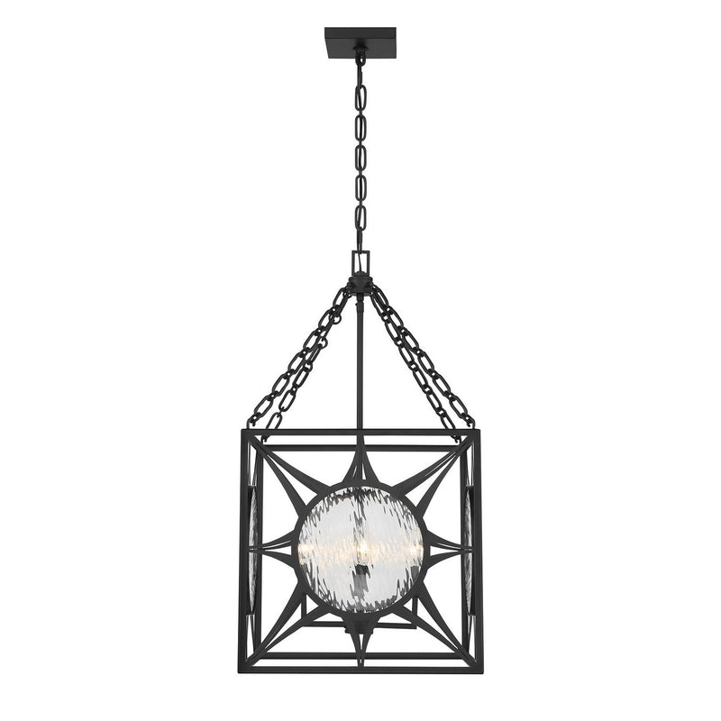 Savoy House 3-5063-4-89 Four Light Pendant, Matte Black (5)