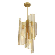 Savoy House 3-8033-3-322 Three Light Pendant, Warm Brass (4)