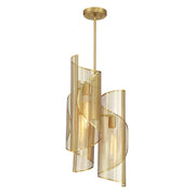 Savoy House 3-8033-3-322 Three Light Pendant, Warm Brass (5)