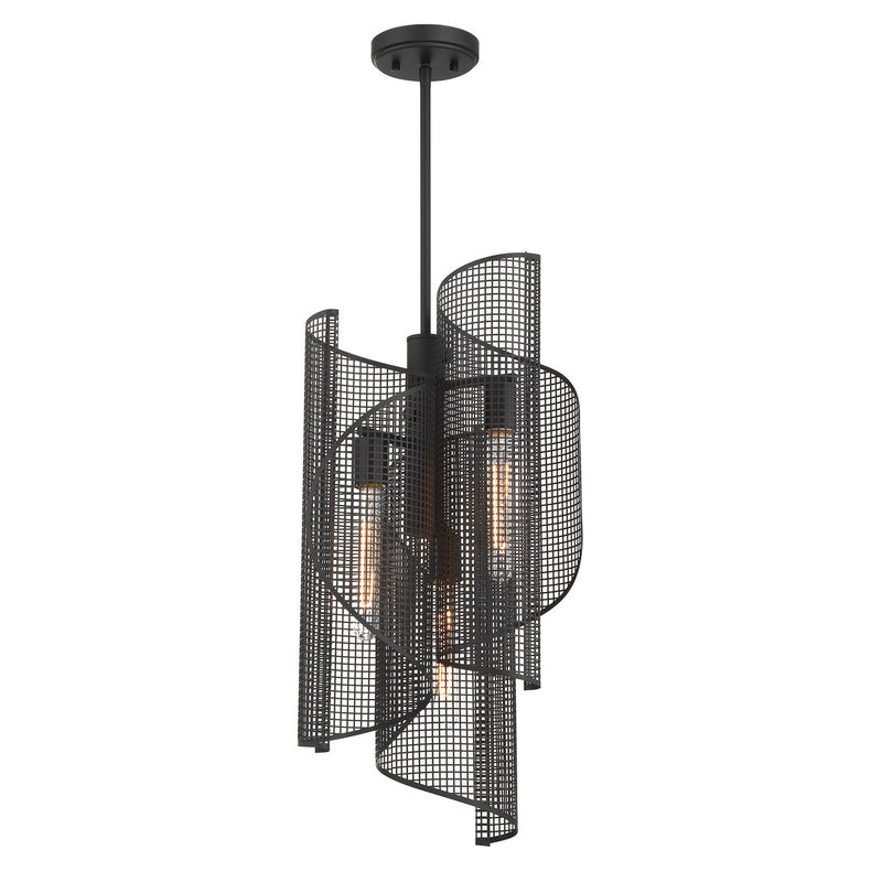 Savoy House 3-8033-3-89 Three Light Pendant, Matte Black (3)