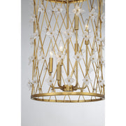 Savoy House 3-8412-6-322 Six Light Pendant, Warm Brass (5)
