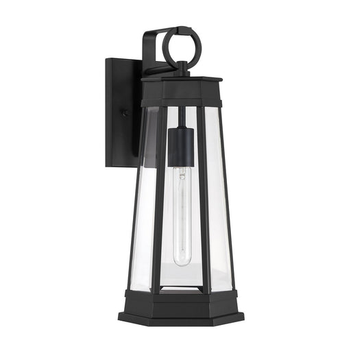 Savoy House 5-205-BK One Light Outdoor Wall Lantern, Matte Black (2)