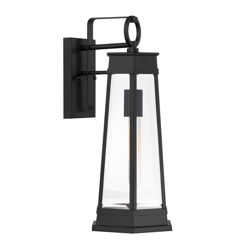 Savoy House 5-205-BK One Light Outdoor Wall Lantern, Matte Black (4)