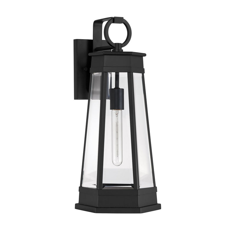 Savoy House 5-206-BK One Light Outdoor Wall Lantern, Matte Black (2)