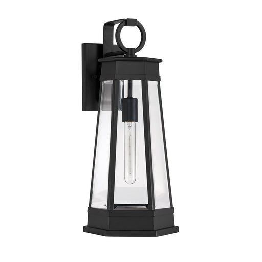 Savoy House 5-206-BK One Light Outdoor Wall Lantern, Matte Black (2)