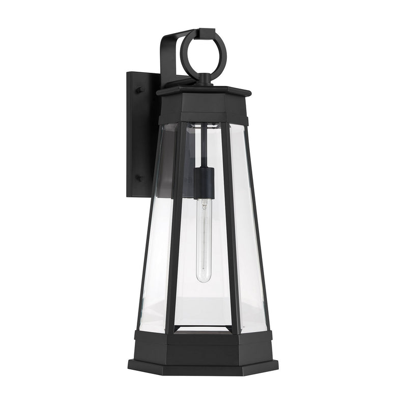 Savoy House 5-207-BK One Light Outdoor Wall Lantern, Matte Black (2)