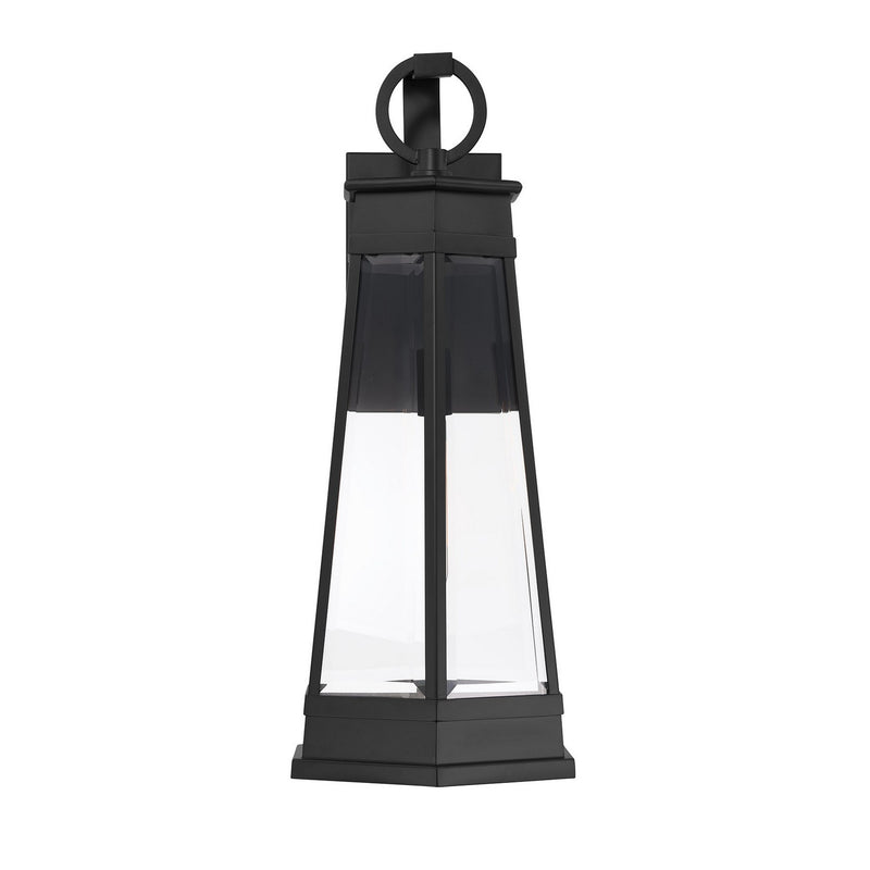 Savoy House 5-207-BK One Light Outdoor Wall Lantern, Matte Black (3)