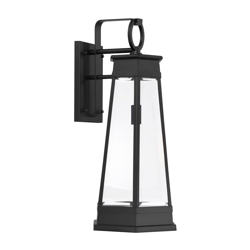 Savoy House 5-207-BK One Light Outdoor Wall Lantern, Matte Black (4)