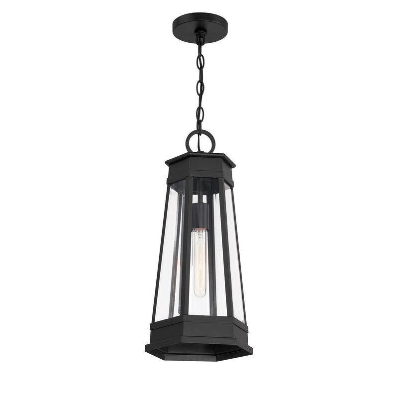 Savoy House 5-208-BK One Light Outdoor Hanging Lantern, Matte Black (5)