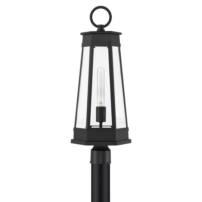Savoy House 5-209-BK One Light Outdoor Post Lantern, Matte Black (2)
