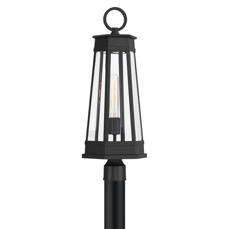 Savoy House 5-209-BK One Light Outdoor Post Lantern, Matte Black (4)